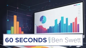 60 seconds with Ben Swett - May 2025 M&A Activity Slump video image overlay