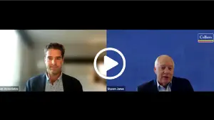 60 Seconds with Swett video overly for SNF boost from CMS showing a picture of the capital building from Washington DC