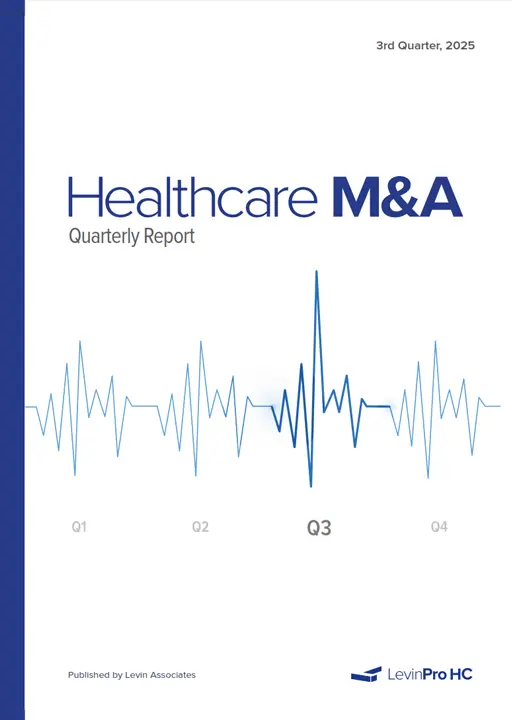 Healthcare M&A Quarterly Report: Q3 2025 Cover
