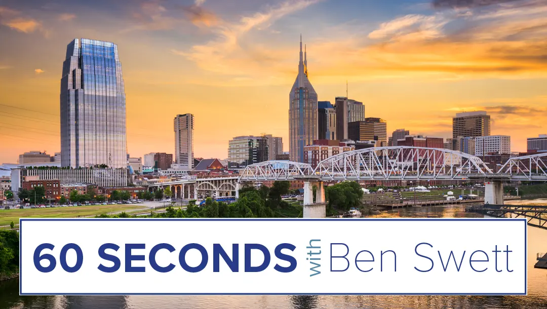 60 Seconds with Swett: Talking Construction and Cap Rates in Nashville